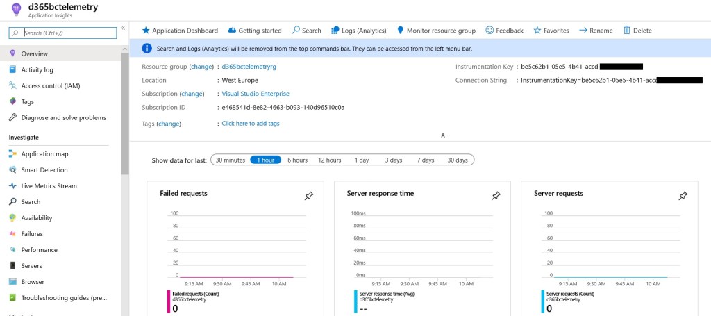 Dynamics 365 Business Central: handling telemetry with Azure ...