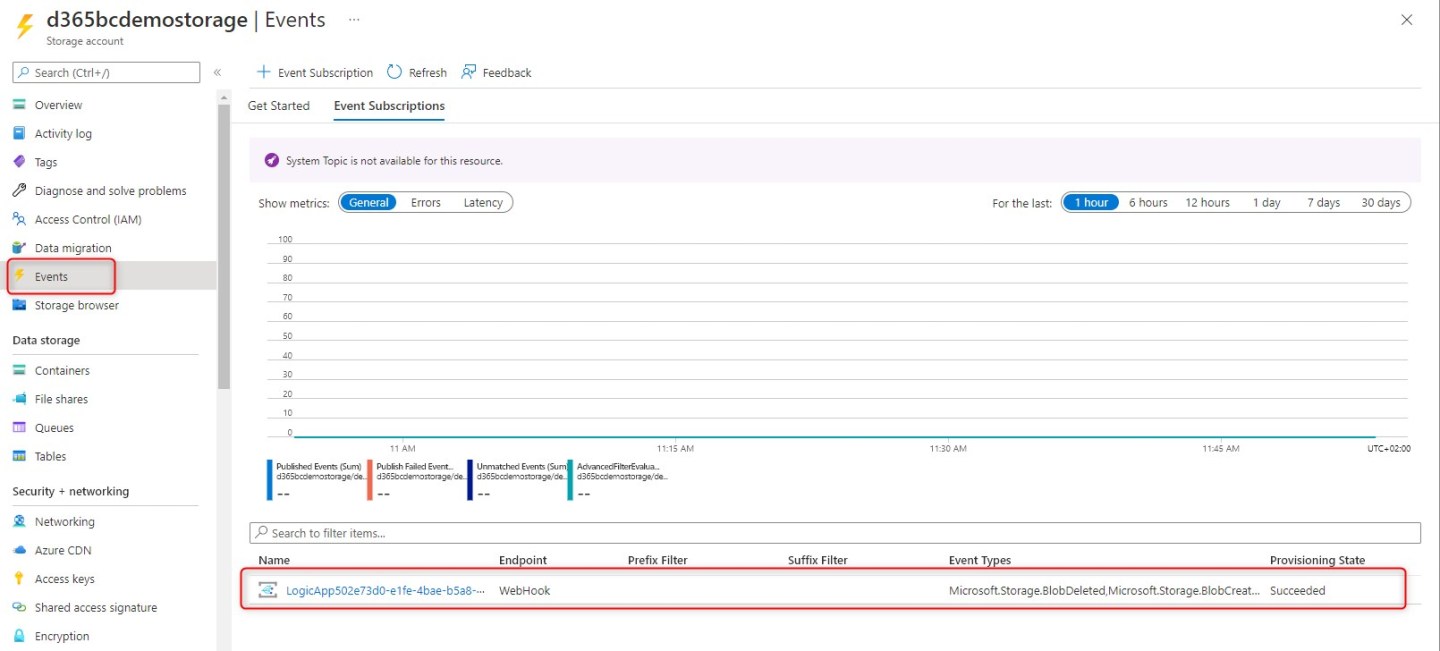 Processing Azure Blob Storage events with Azure Event Grid, Logic Apps ...
