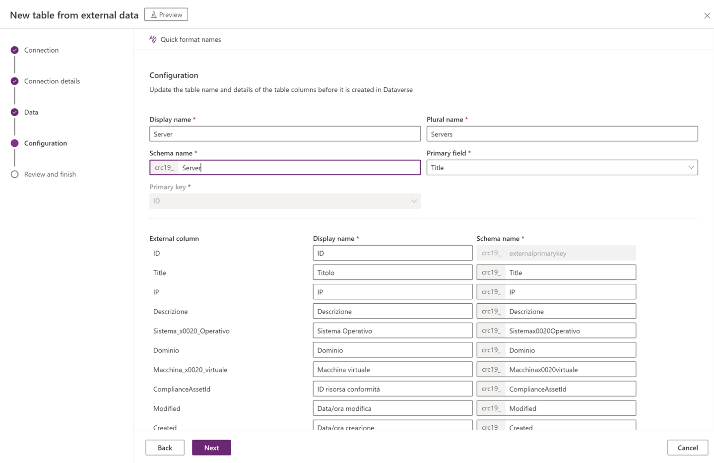 Dataverse Virtual Table Creation Wizard (preview) – Stefano Demiliani