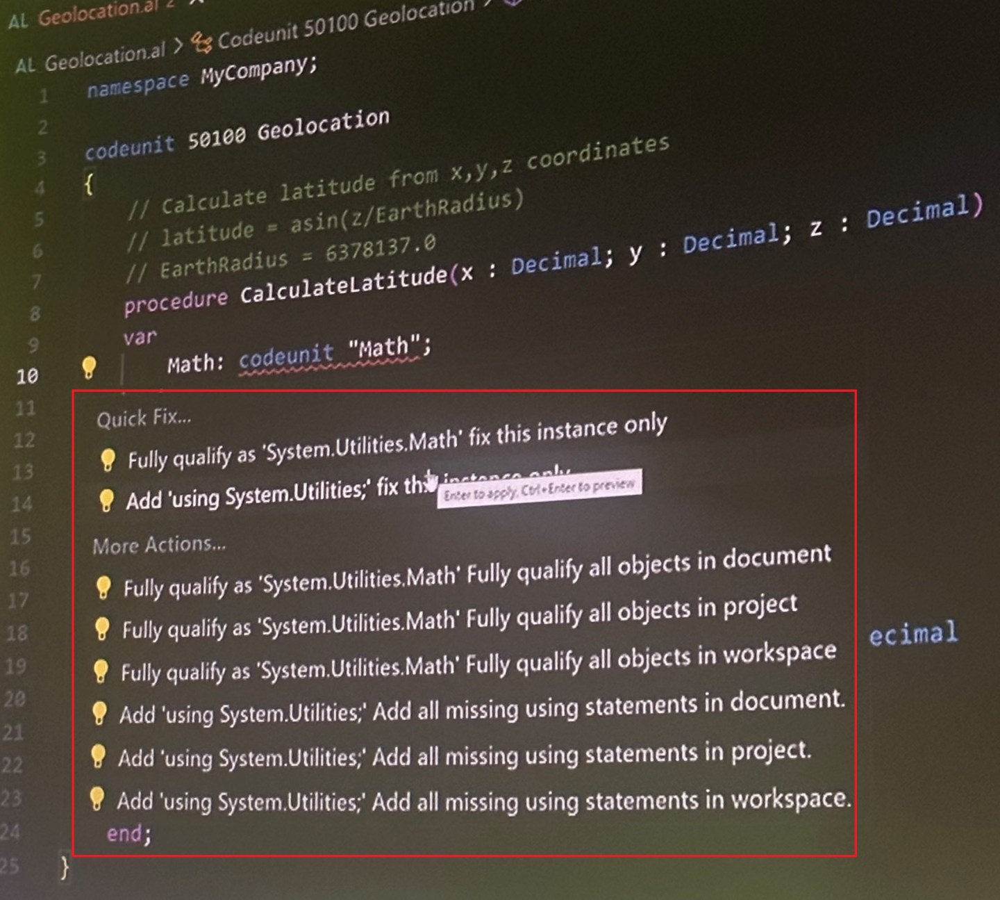 Namespaces in AL: now it’s becoming reality – Stefano Demiliani