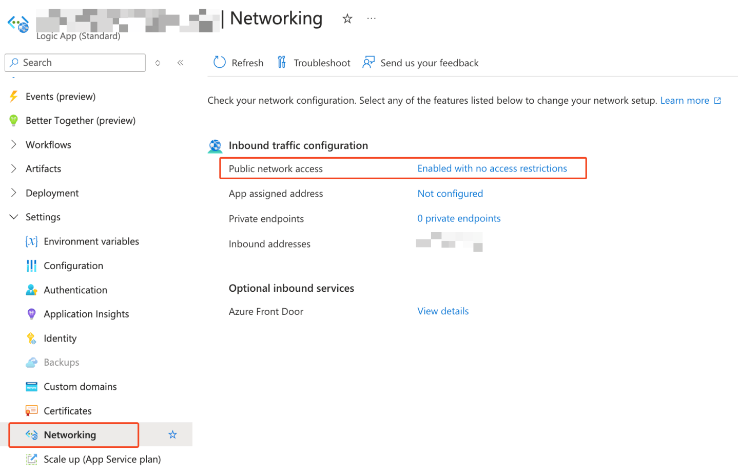 Azure Logic Apps workflows: restrict access by IP ranges. – Stefano ...