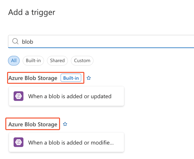 Azure Logic Apps: Built-in vs Managed Azure Blob Storage Connector ...
